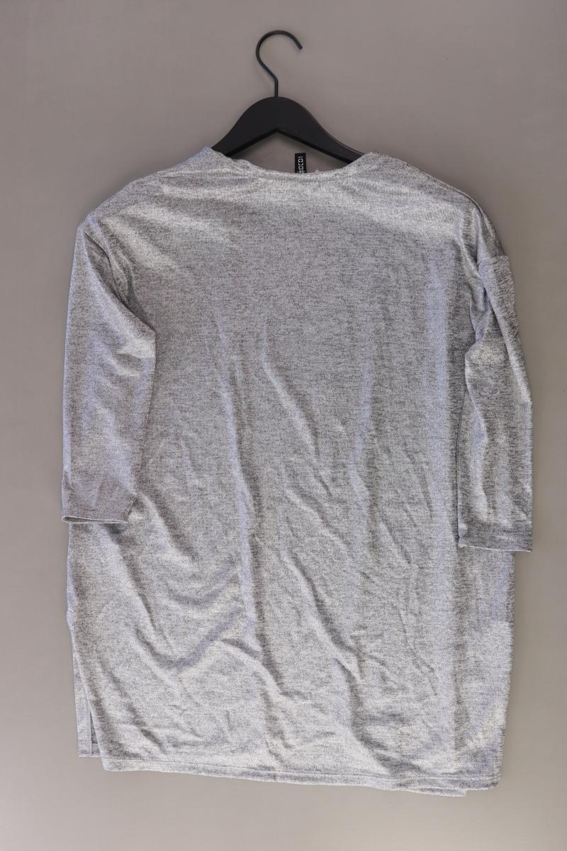 H&M Divided Cardigan Glitzer Gr. XS 3/4 Ärmel silber aus Polyester