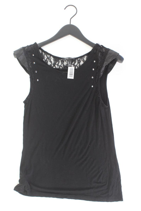 Mango T-Shirt Gr. M Kurzarm schwarz