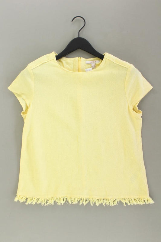 Esprit T-Shirt Gr. 38 Kurzarm gelb aus Baumwolle