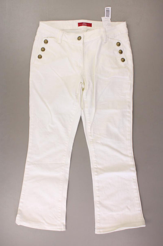 s.Oliver Boot Cut Jeans Gr. 36 creme aus Baumwolle
