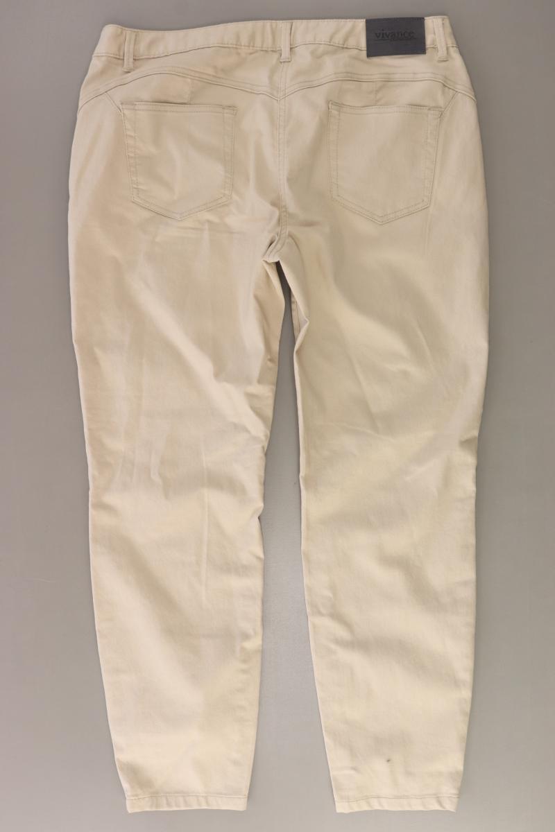 Vivance Hose mit Perlen Gr. Kurzgröße 22 creme aus Baumwolle