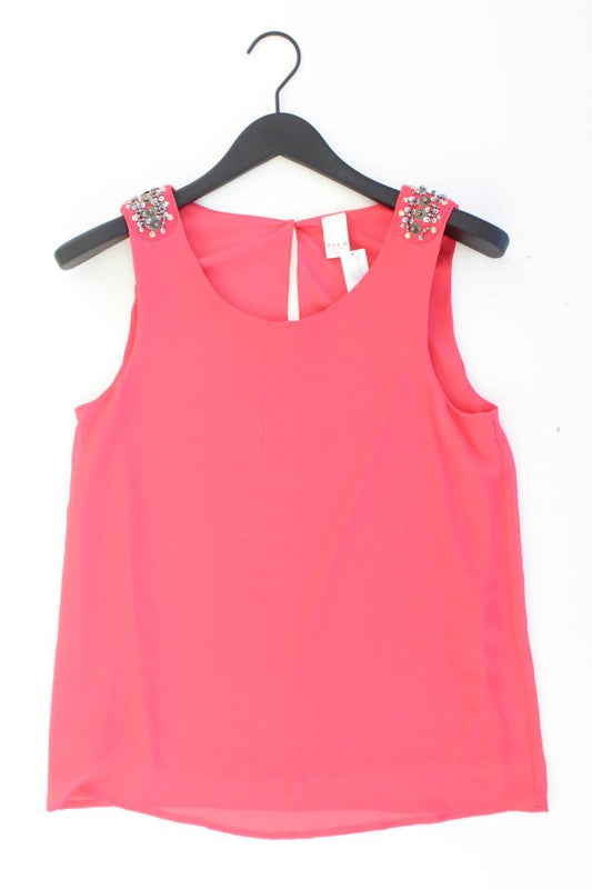 Vila Ärmellose Bluse Gr. S mit Pailletten pink