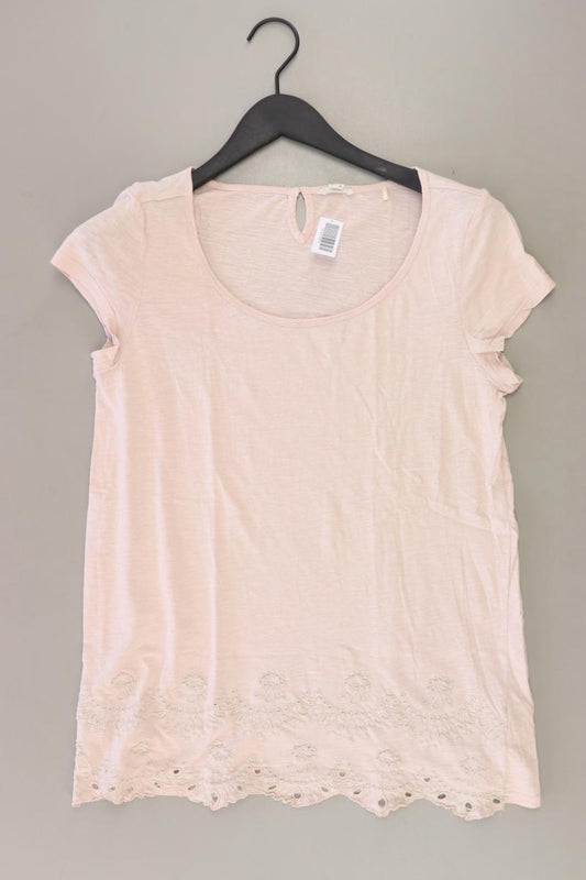 Esprit T-Shirt Gr. S Kurzarm rosa aus Polyester