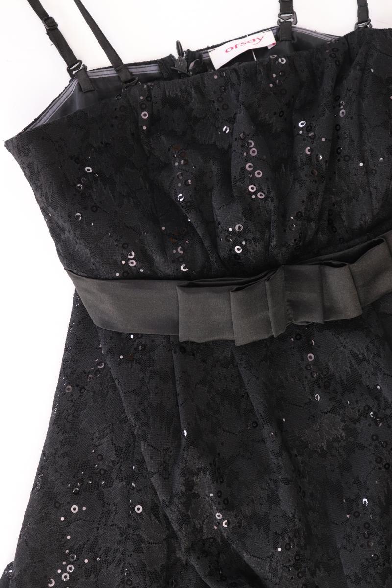 Orsay Abendkleid Gr. 34 Träger schwarz aus Polyester