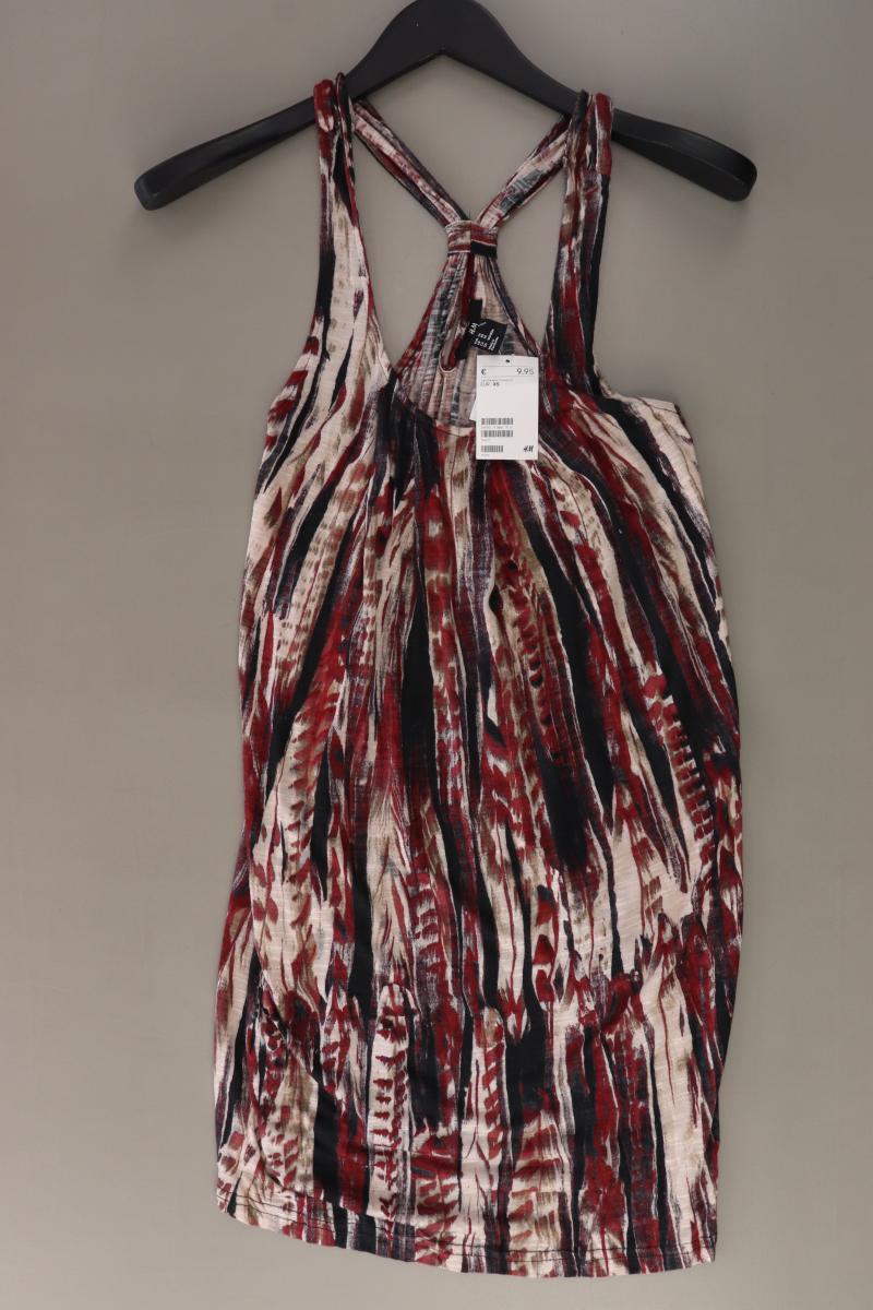 H&M Trägerkleid Gr. XS gestreift neu mit Etikett mehrfarbig aus Viskose