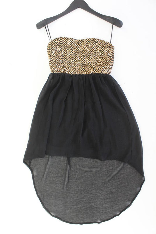 Glamorous Bandeaukleid Gr. XS Ärmellos mit Pailletten gold aus Polyester