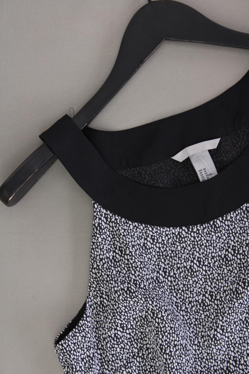 H&M Chiffonkleid Gr. 40 neuwertig Träger schwarz aus Polyester