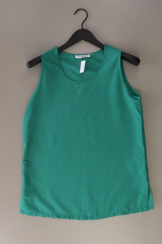 Laura Scott Ärmellose Bluse Gr. 42 grün aus Polyester
