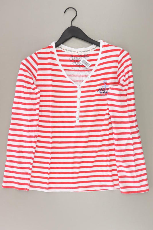 Ringelshirt Gr. XL gestreift Langarm rot