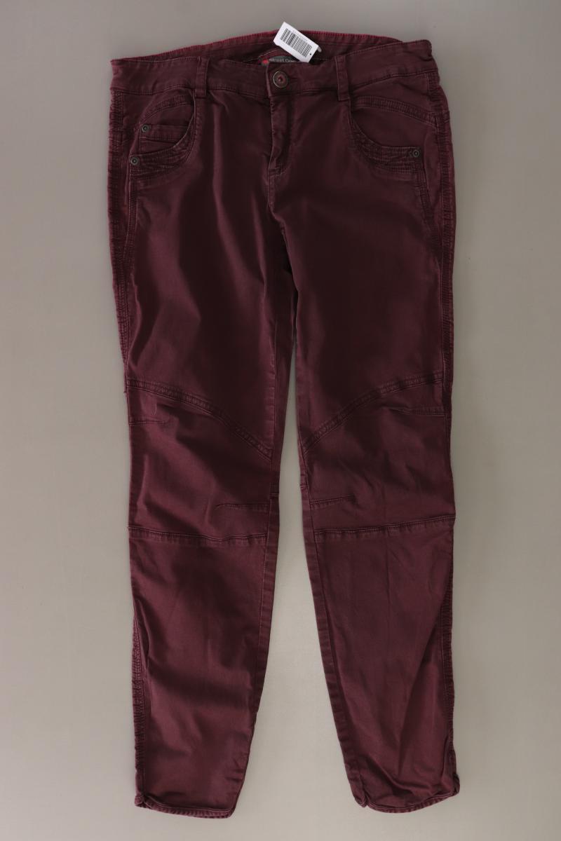 Street One Hose Gr. 38 lila aus Baumwolle