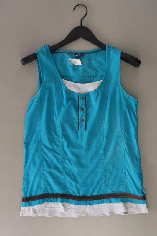 Cecil Ärmellose Bluse Gr. S türkis aus Baumwolle