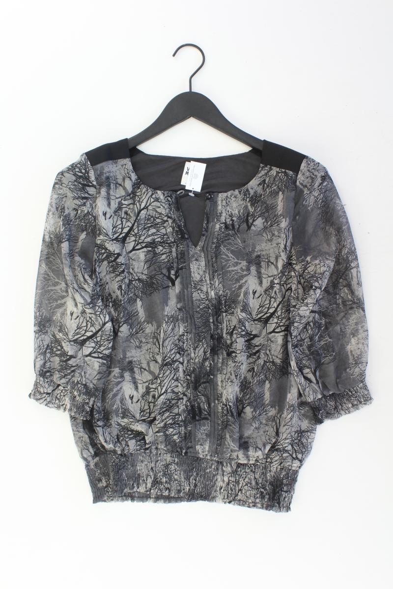 Vero Moda Schluppenbluse Gr. S 3/4 Ärmel grau aus Polyester