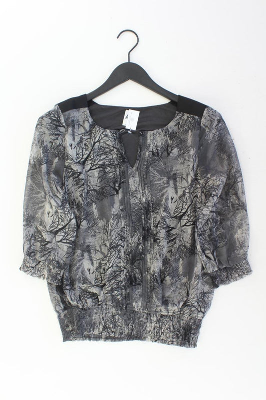 Vero Moda Schluppenbluse Gr. S 3/4 Ärmel grau aus Polyester