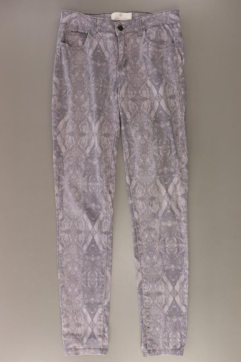 Pieces Five-Pocket-Hose Gr. M/L grau aus Baumwolle