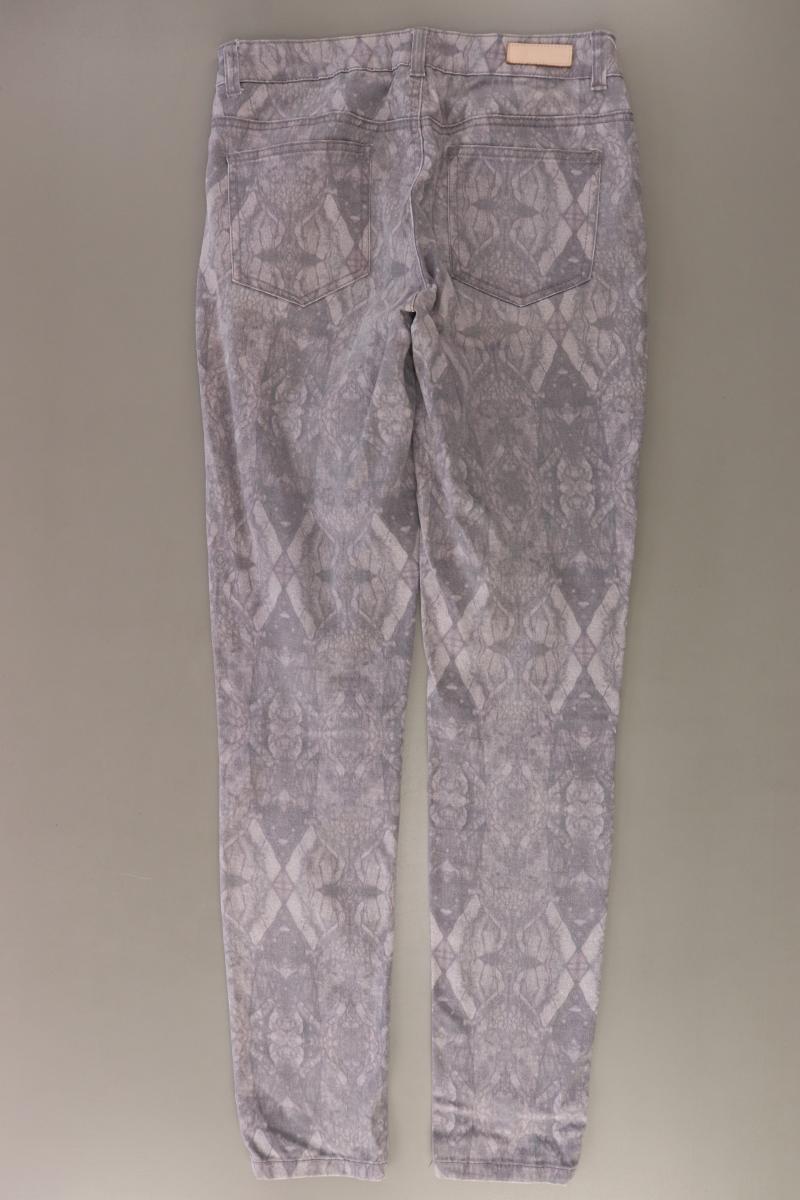Pieces Five-Pocket-Hose Gr. M/L grau aus Baumwolle