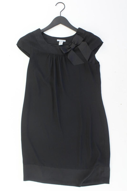 Abendkleid Gr. 36 Kurzarm schwarz aus Polyester