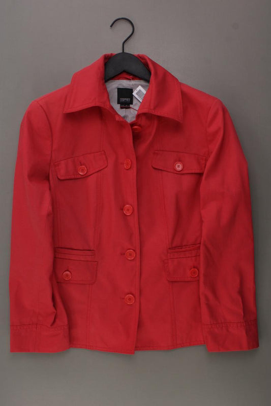 Esprit Collection Übergangsjacke Gr. 42 rot aus Baumwolle