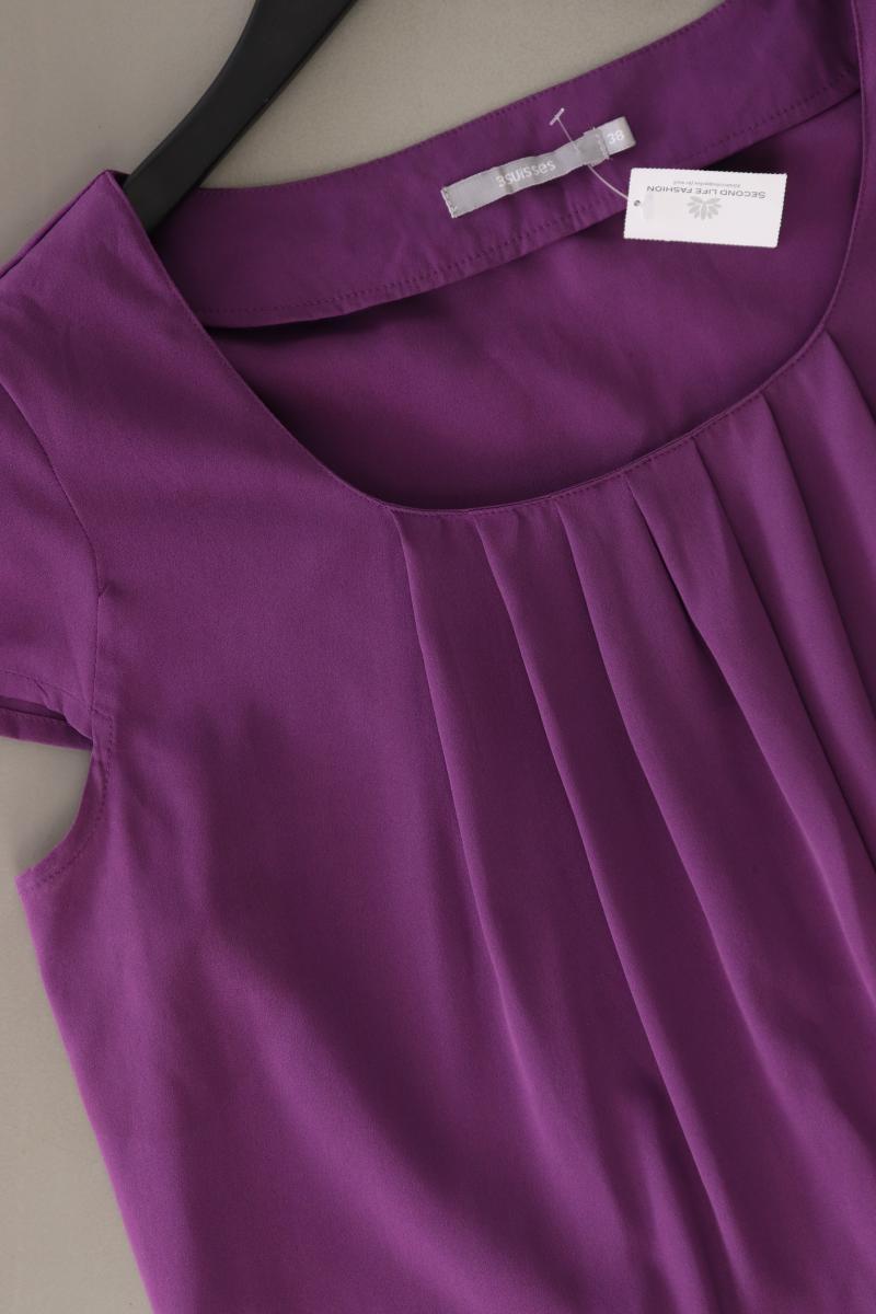 3Suisses Kurzarmbluse Gr. 38 lila aus Polyester