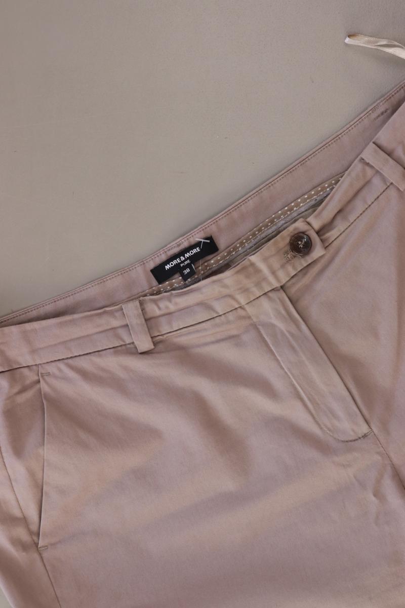 More&More Hose Gr. 38 creme aus Baumwolle