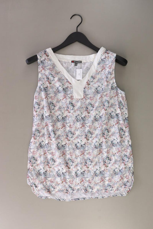 Street One Ärmellose Bluse Gr. 40 mit Blumenmuster mehrfarbig
