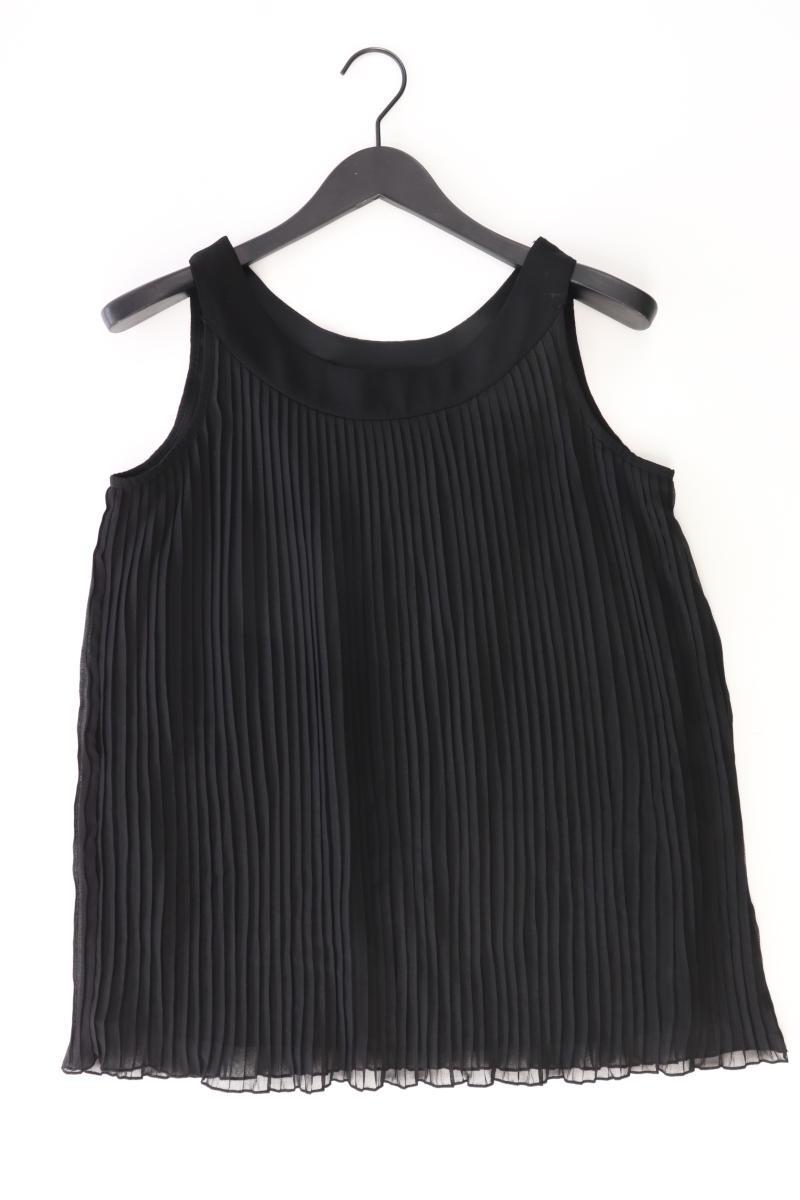 Street One Chiffonbluse Gr. 38 Ärmellos schwarz aus Polyester