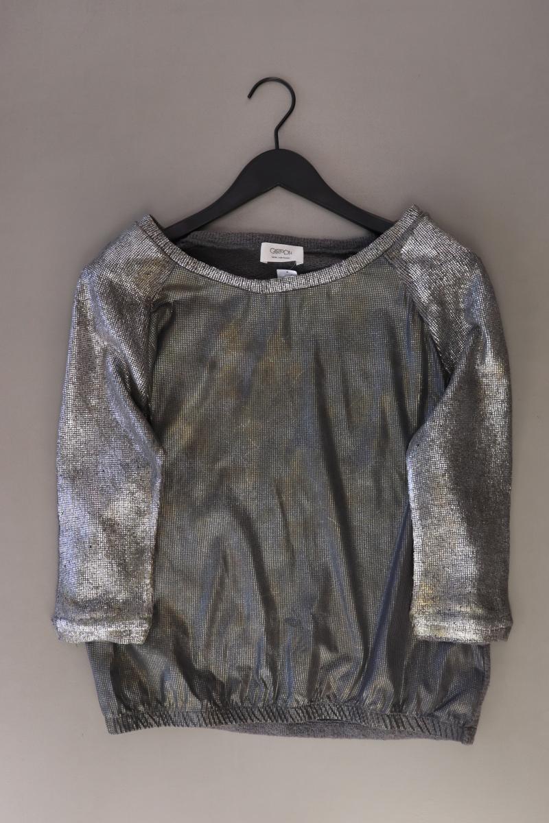 Cartoon Feinstrickpullover Gr. 38 silber aus Baumwolle