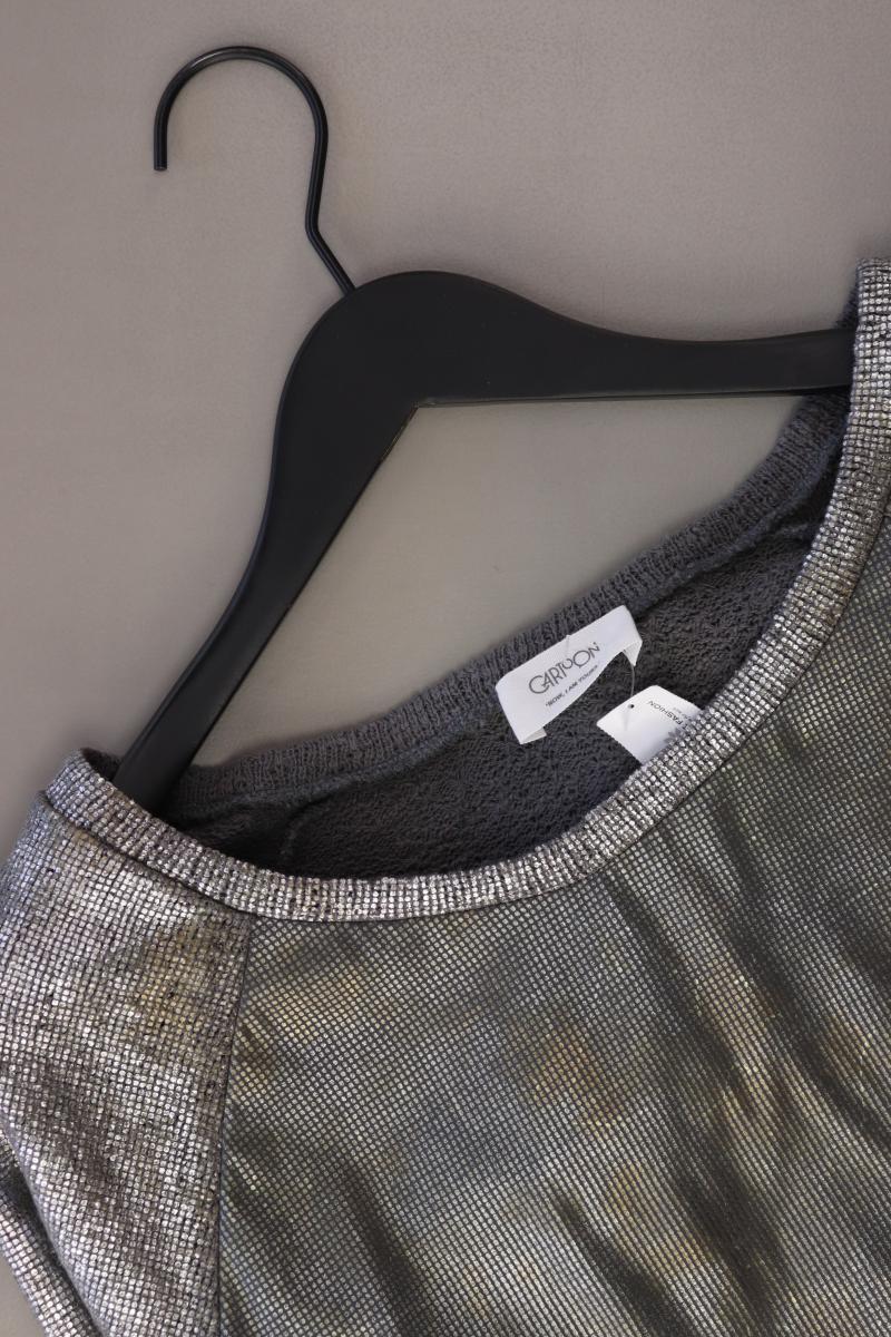 Cartoon Feinstrickpullover Gr. 38 silber aus Baumwolle