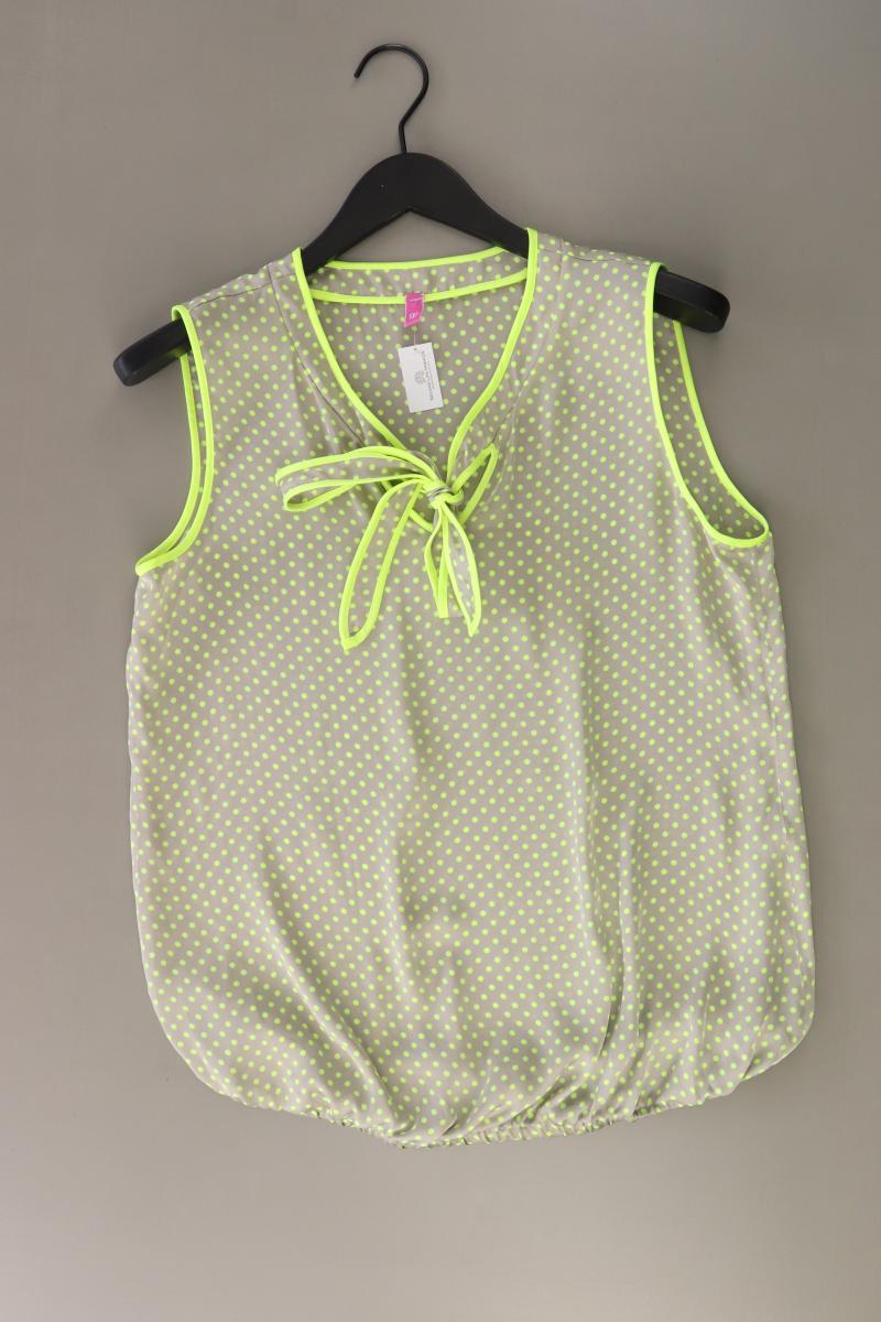 Basler Ärmellose Bluse Gr. M gepunktet gelb