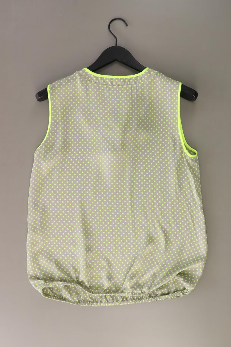 Basler Ärmellose Bluse Gr. M gepunktet gelb