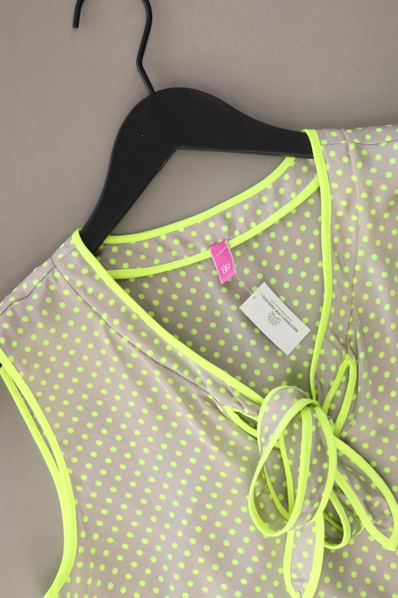 Basler Ärmellose Bluse Gr. M gepunktet gelb