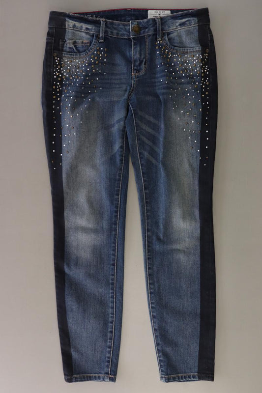 Tom Tailor Skinny Jeans Gr. W27 Modell Carrie blau aus Baumwolle