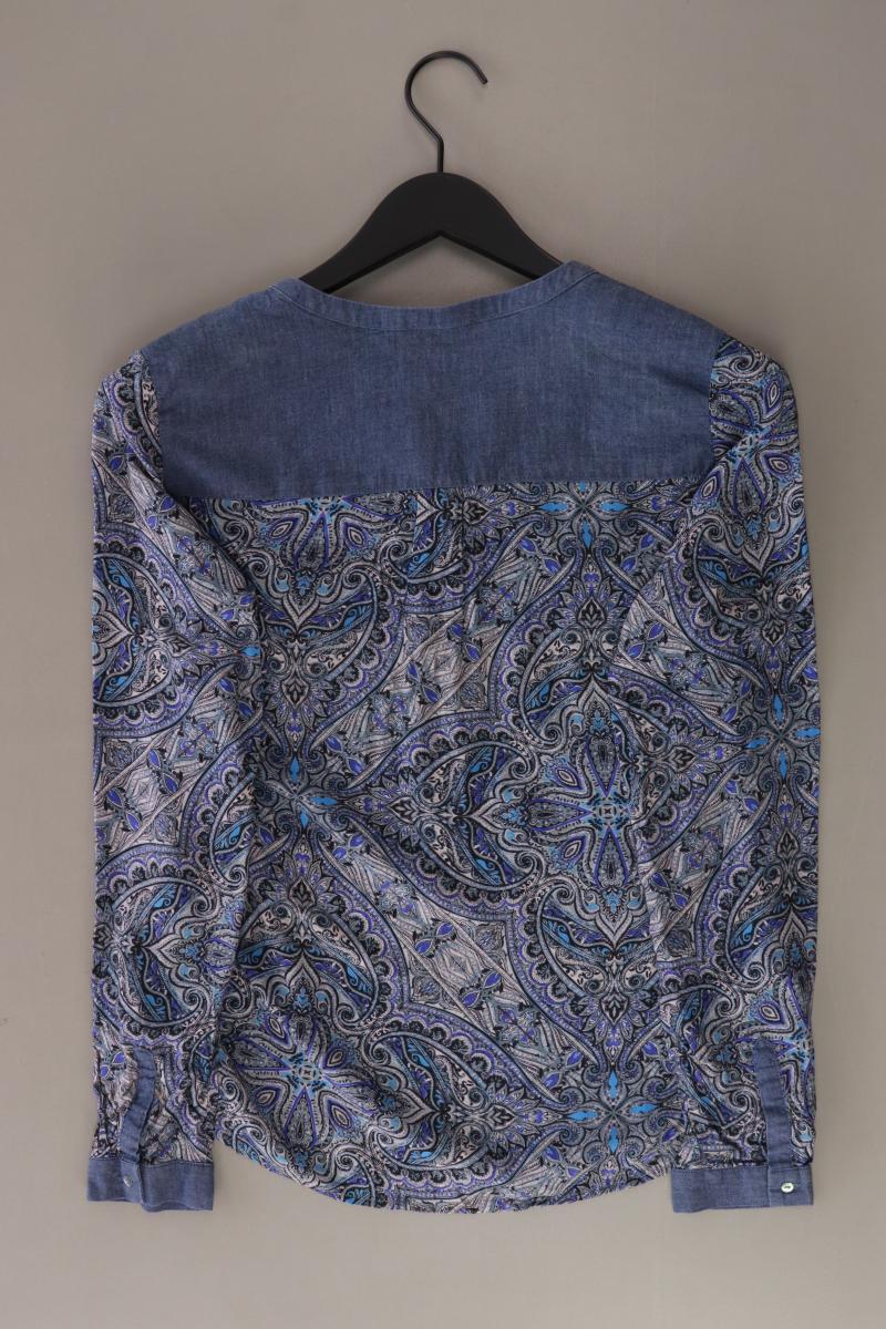 edc by Esprit Langarmbluse Gr. XS blau aus Viskose