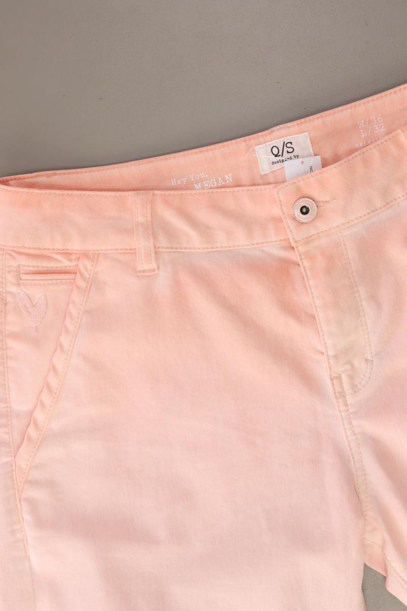 QS by s.Oliver Straight Jeans Gr. 36/L32 orange aus Baumwolle