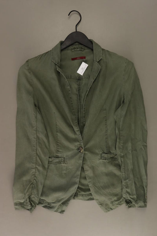 s.Oliver Regular Blazer Gr. 38 olivgrün aus Lyocell