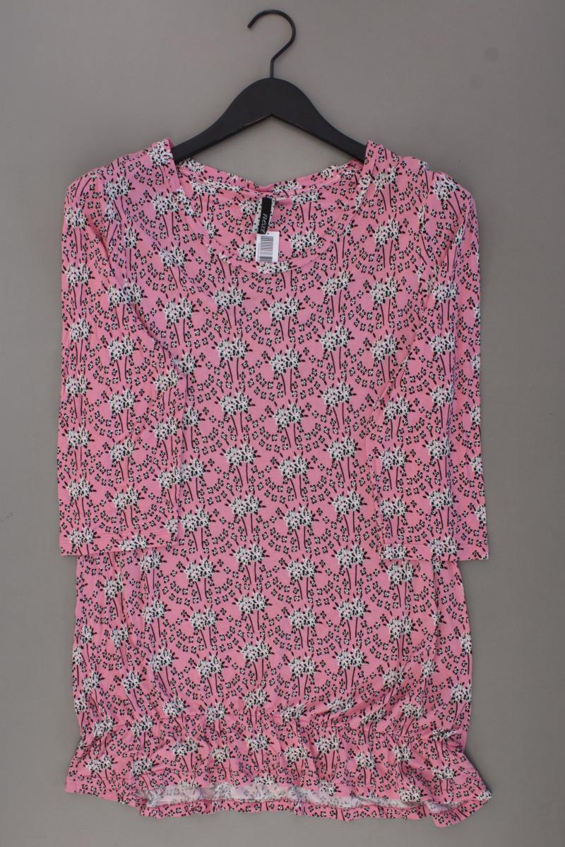 next Printshirt Gr. UK 16 (L) mit Blumenmuster 3/4 Ärmel rosa aus Viskose