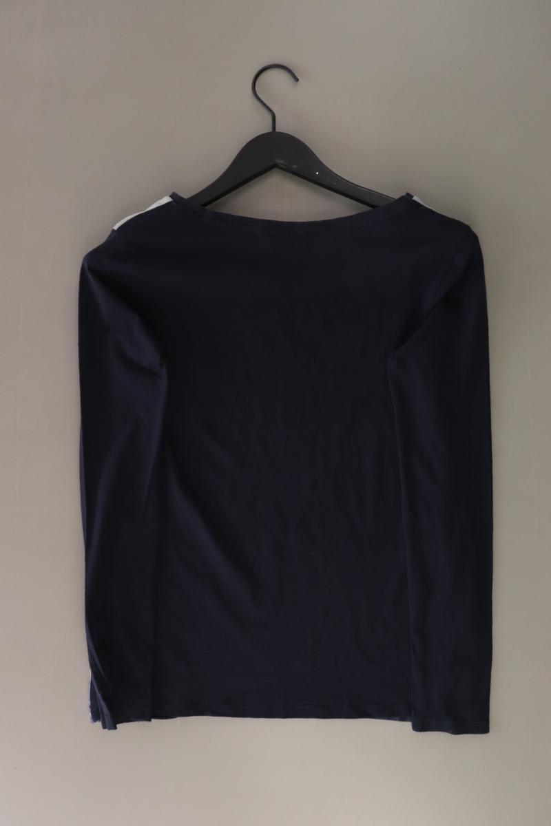 edc by Esprit Printshirt Gr. XS mit Blumenmuster 3/4 Ärmel blau aus Baumwolle