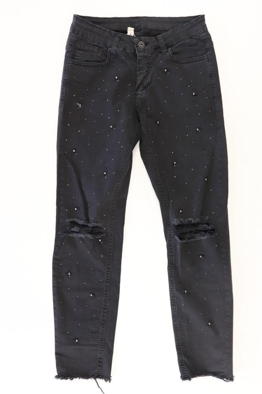 Skinny Jeans Gr. S schwarz aus Baumwolle