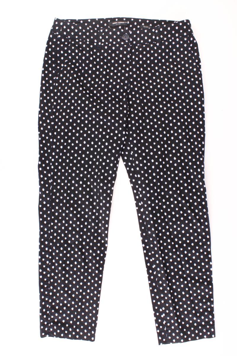 Gerry Weber Anzughose Gr. 38 gepunktet schwarz