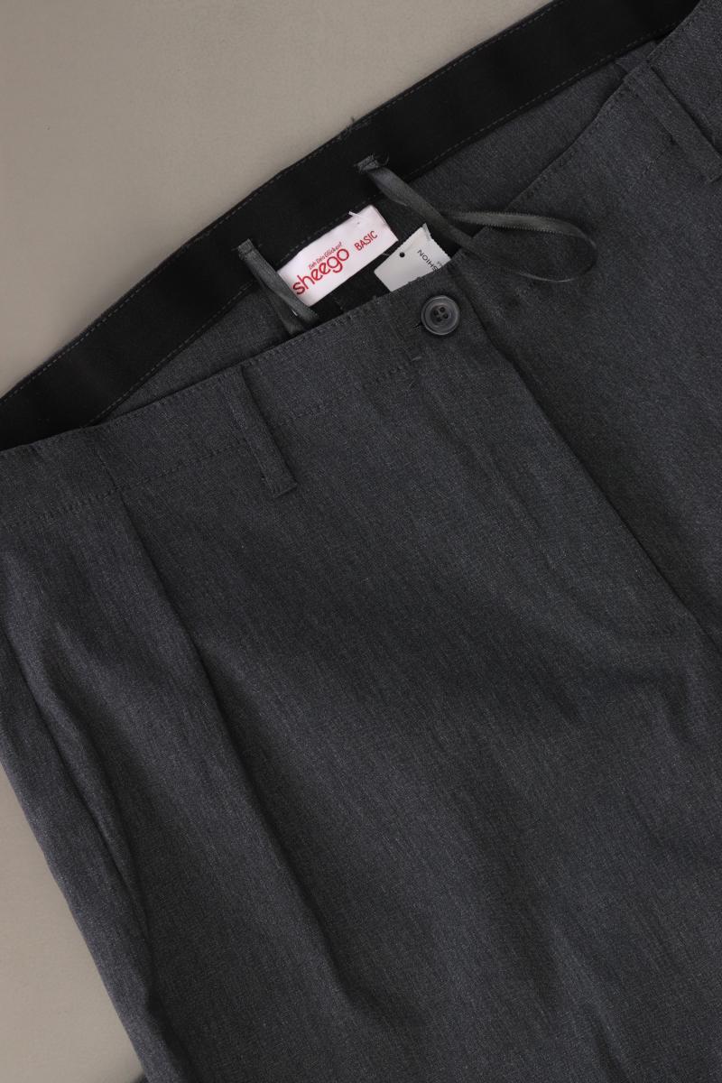 sheego Anzughose Gr. Kurzgröße 23 grau aus Viskose