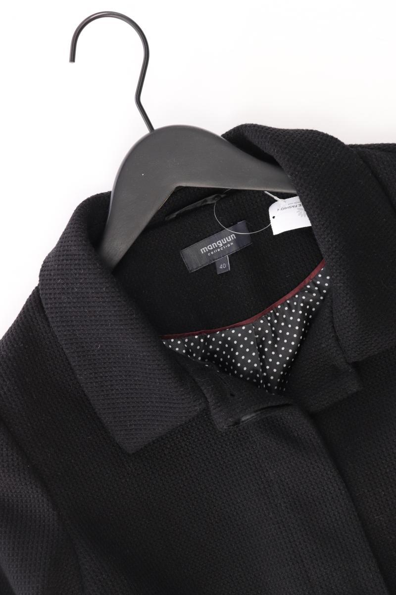 Manguun Übergangsjacke Gr. 40 schwarz aus Polyester