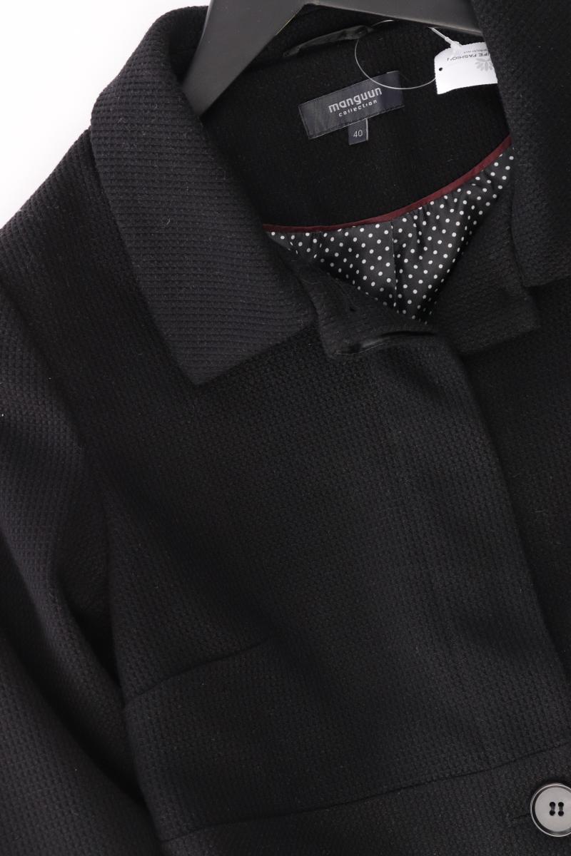 Manguun Übergangsjacke Gr. 40 schwarz aus Polyester