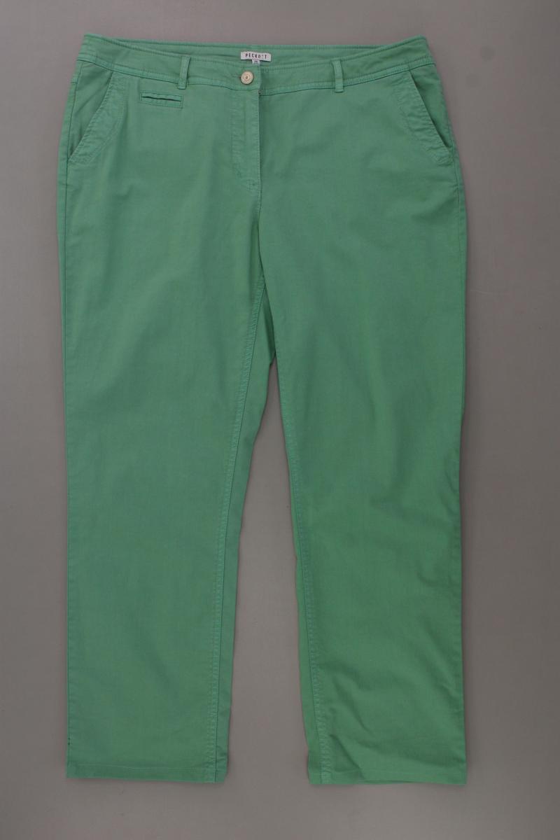 PECKOTT Hose Gr. 44 grün aus Baumwolle