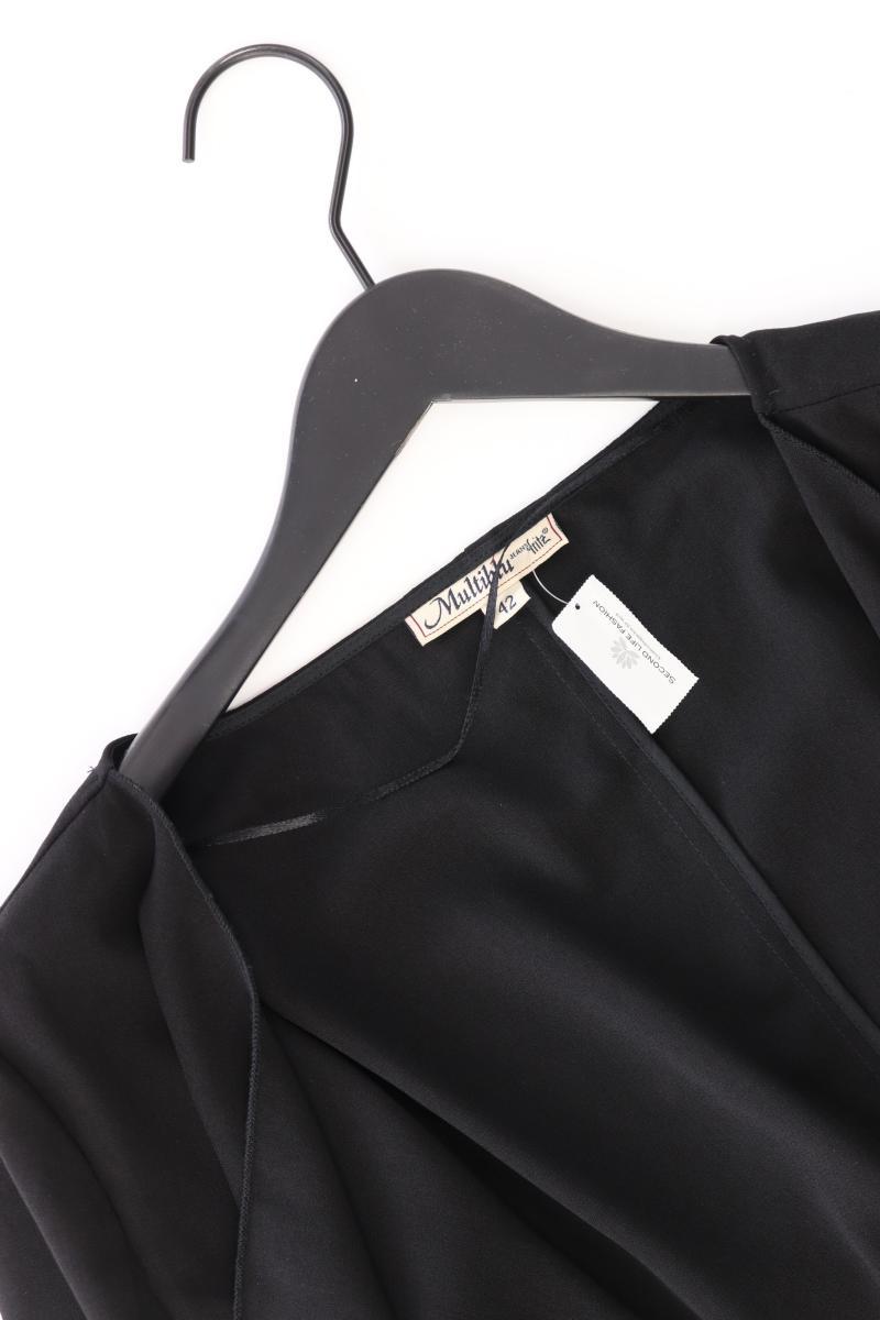 Multiblu Cardigan Gr. 42 Langarm schwarz aus Polyester