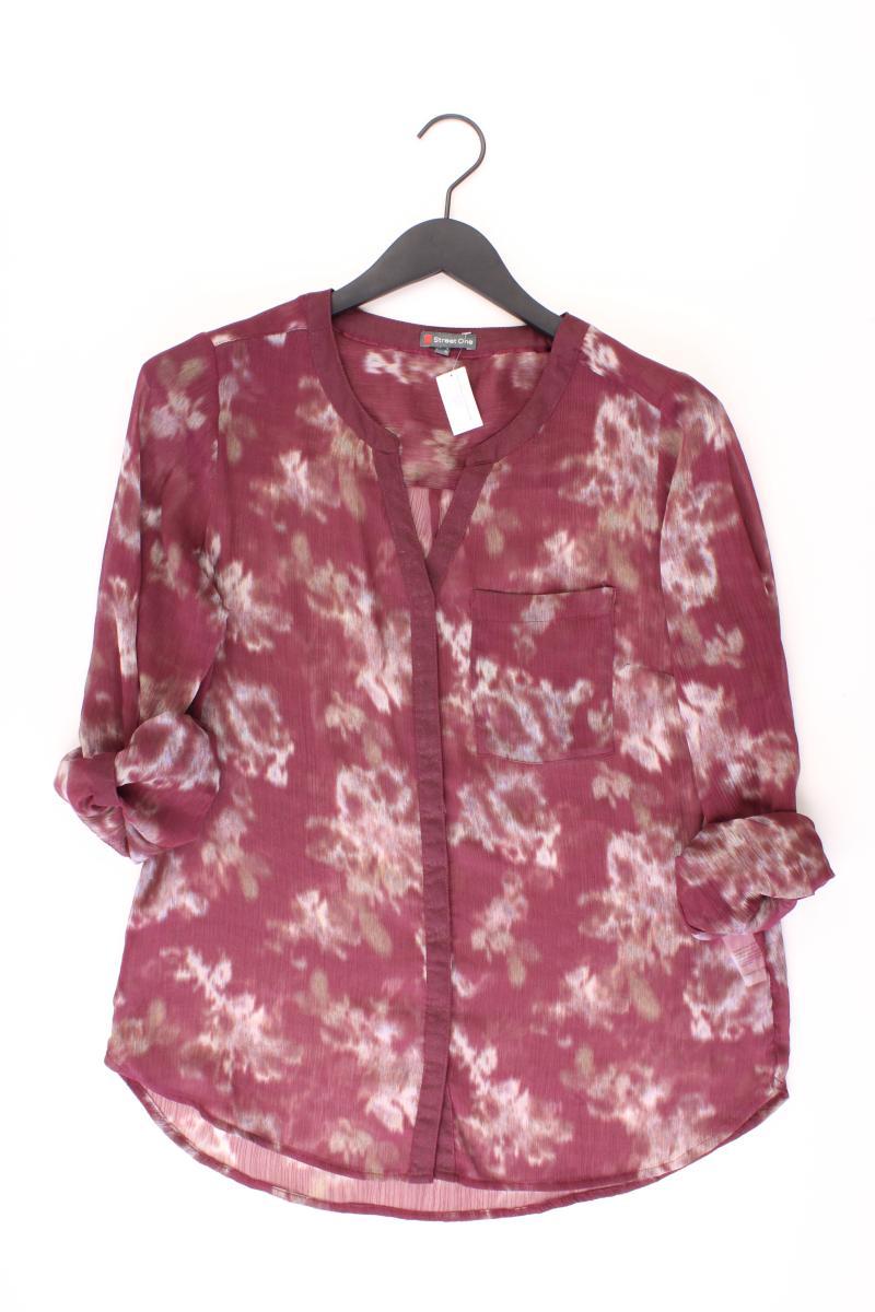 Street One Bluse Gr. 40 3/4 Ärmel lila aus Polyester
