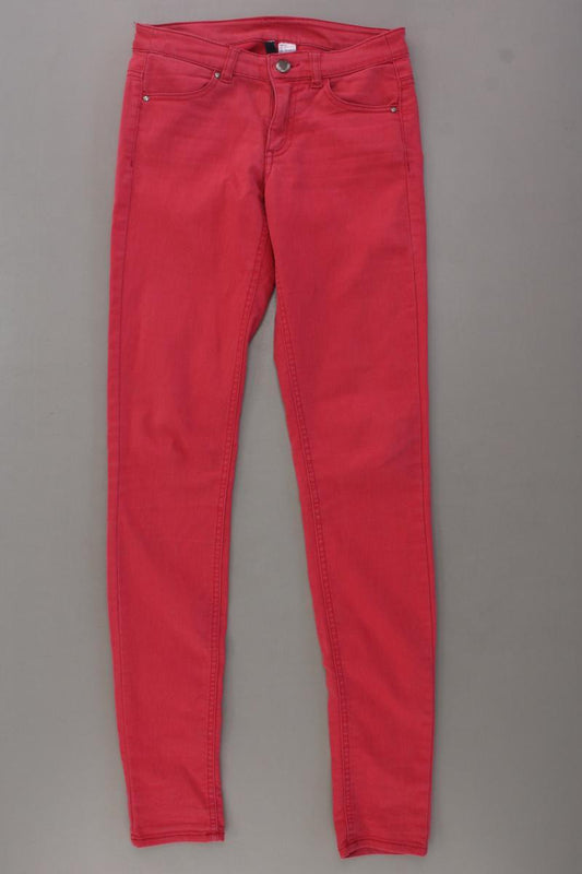 H&M Skinny Jeans Gr. 32 pink aus Baumwolle