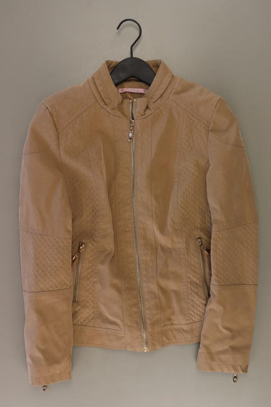 Himmelblau Kunstlederjacke Gr. 36 neuwertig braun aus Polyurethan