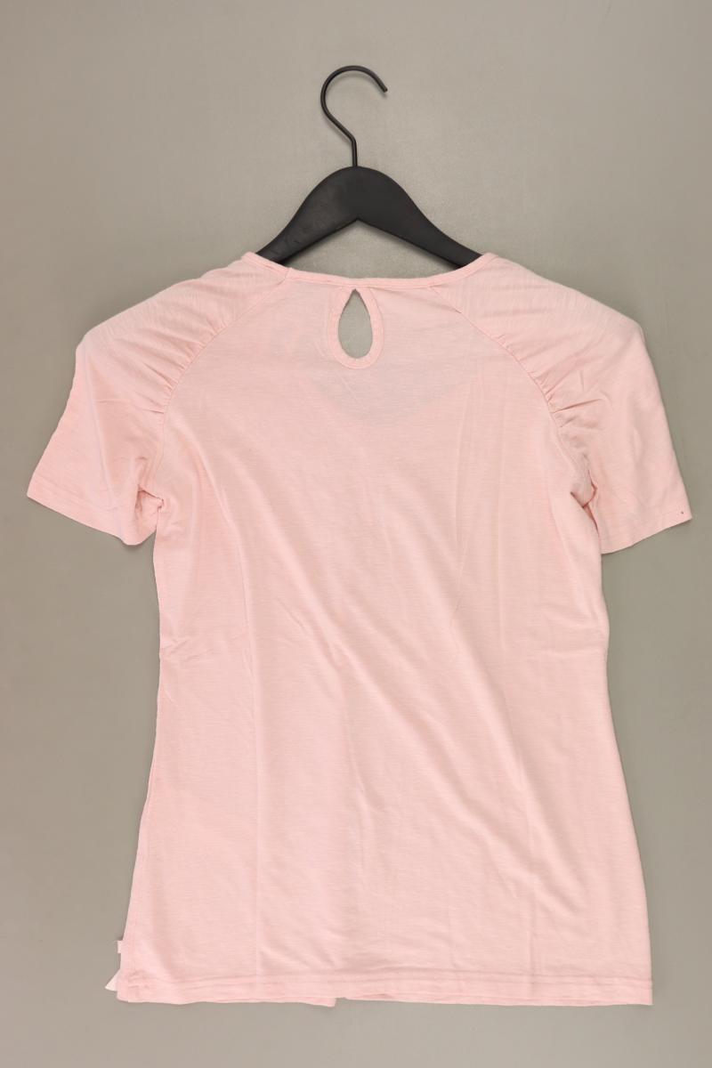 Himmelblau T-Shirt Gr. 36 Kurzarm rosa aus Viskose