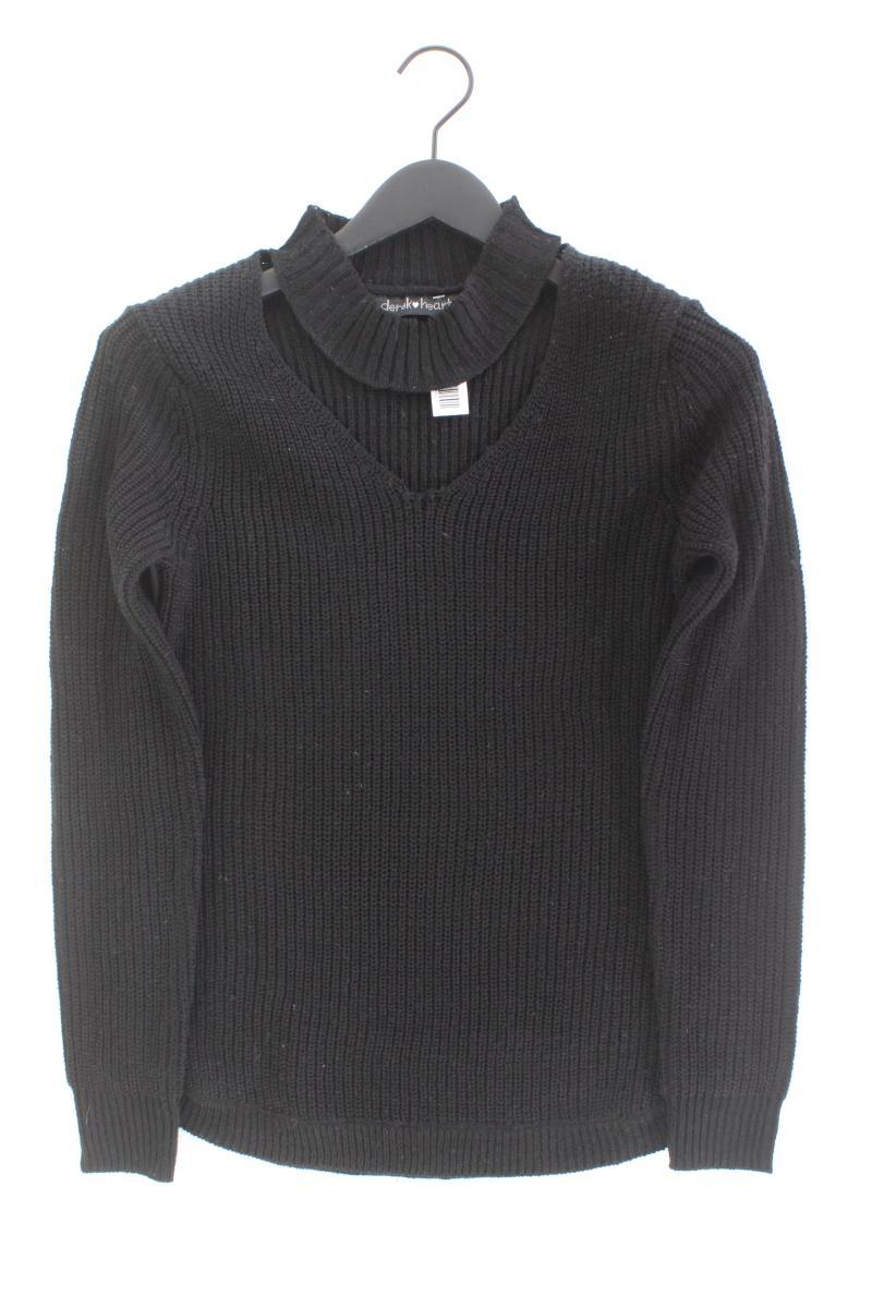 Feinstrickpullover Gr. S schwarz aus Polyacryl