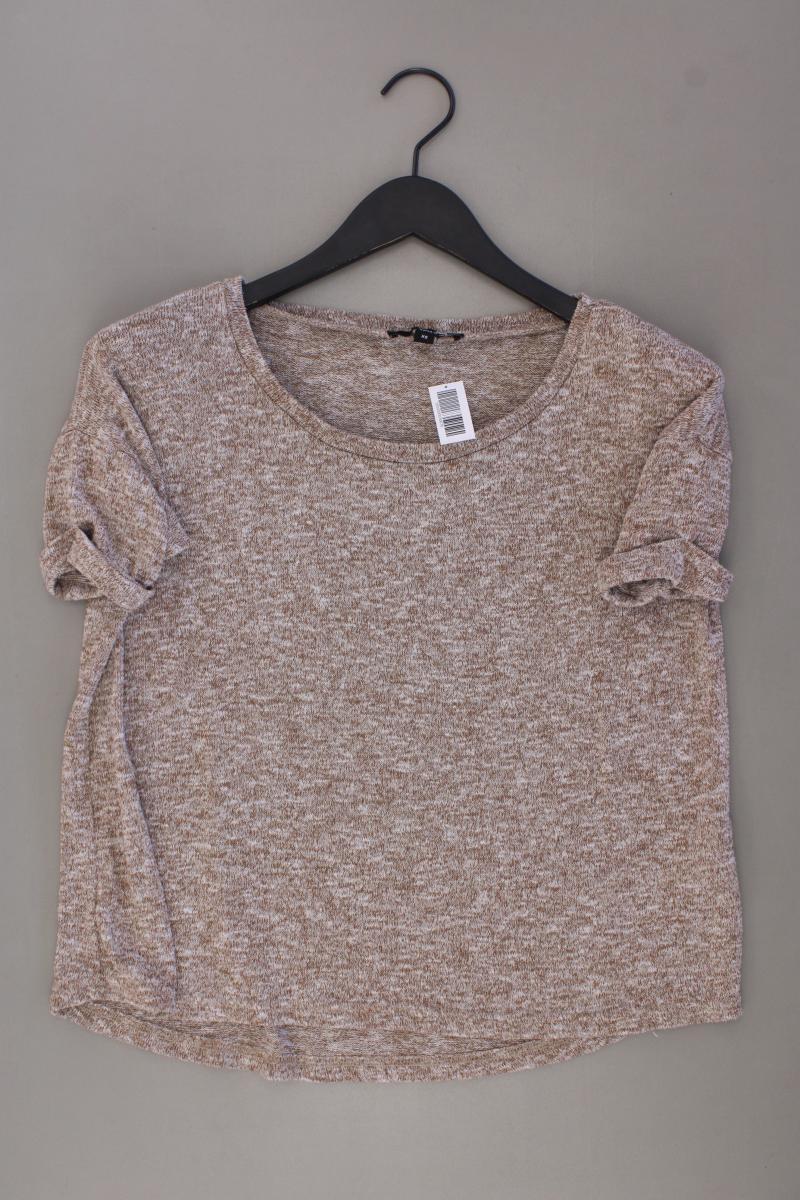 Tally Weijl Strickshirt Gr. XS Kurzarm braun aus Polyester