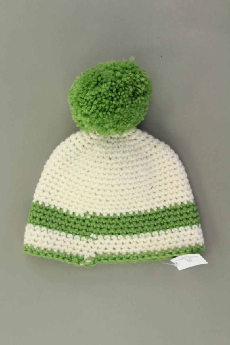 Strickmütze grün aus Wolle